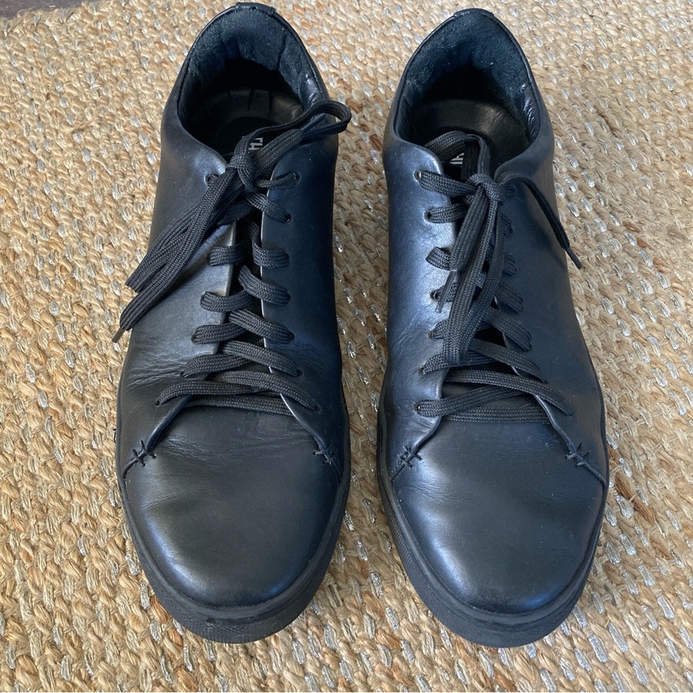 Thursday Boot Co Everyday Premier Low Top Sneakers Size 11.5 Black Leather